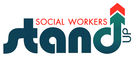 Social Workers Stand Up logo