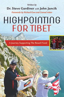 book cover - Highpointing for Tibet